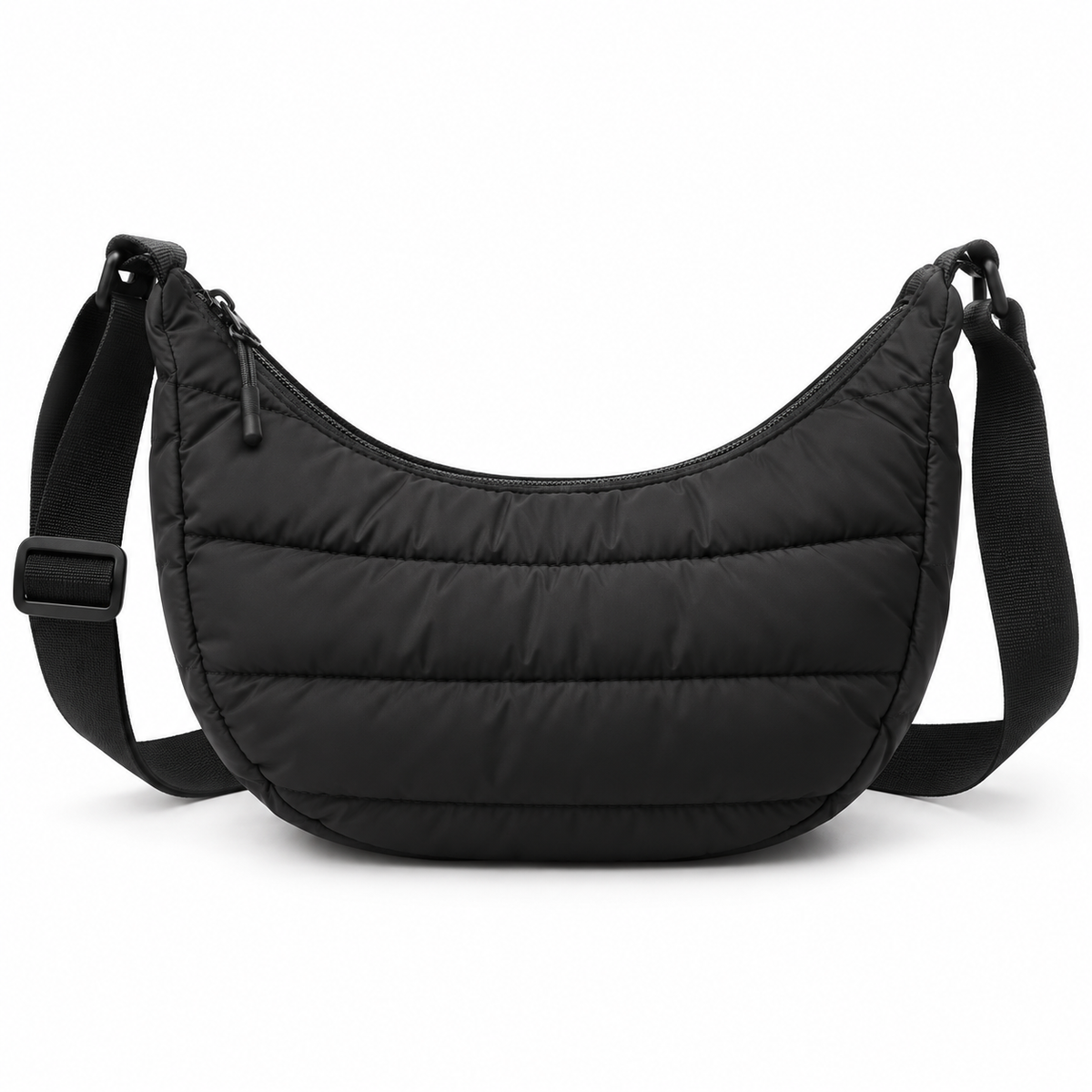 Quilted Puffer Crossbody Bag