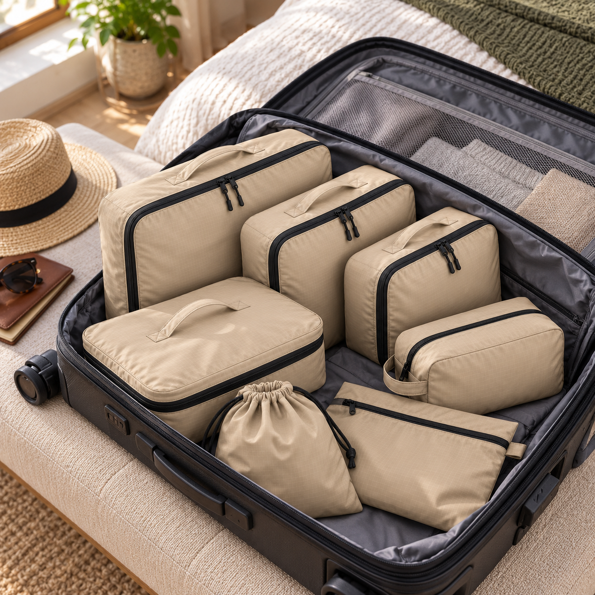 7-Piece Compression Packing Cube Set